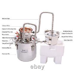 10-30L 3 Pots DIY Moonshine Still Alcohol Distiller Whisky Water Essential Oil