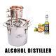 10-30l Diy Moonshine Still Alcohol Distiller Essential Whisky Oil Water Spirits
