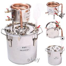 10-30L DIY Moonshine Still Alcohol Distiller Vodka Essential Oil Water Condenser