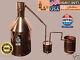 10 Gal Copper Moonshine Still With 4 Cap Logic Cap And 110 Volt Pid Electric