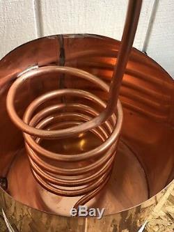 10 Gallon Copper Moonshine Still-Thumper and FlakeStand