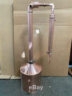 10 Gallon Copper Moonshine Still with 24 Column And Liebig Condensing Arm
