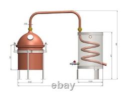 10 litre Copper Still, Distillery, Moonshine, Homebrew Equiment