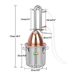 1030L Copper Alembic Still Alcohol Water Wine Distiller Brew with Water pump