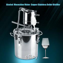 10L/20L Wine Alcohol Water Distiller Moonshine Still Boiler Stainless Copper New