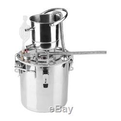 10L/20L Wine Alcohol Water Distiller Moonshine Still Boiler Stainless Copper New