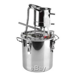 10L/20L Wine Alcohol Water Distiller Moonshine Still Boiler Stainless Copper New