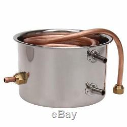 10L-30L Alcohol Moonshine Water Copper Home Stainless Alcohol Distiller Brewing