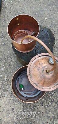 10L/3gal Home Alcohol Distiller Moonshine Stills Copper Pot Still Distillation