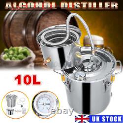 10L Water Alcohol Distiller Moonshine Ethanol Copper Boiler DIY Home UK