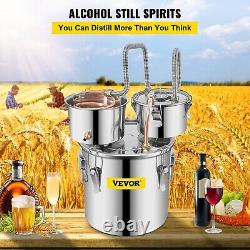 12 L AIcohol Distiller Brewing Kit Moonshine Still Boiler Wine Brewing Matchine