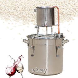 12L 3Gal Moonshine Still Water Alcohol Distiller DIY Whiskey For Home Brewing