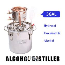 12L Moonshine Still Water Spirits Essential Oil Distiller Brewing Kit Copper