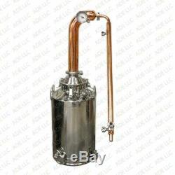 13 Gallon Moonshine Still with 3 Copper Pot Still Column