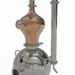 15 Liter 4 Gallon Copper Moonshine Still Alcohol Distiller Brew Wine Making Kit