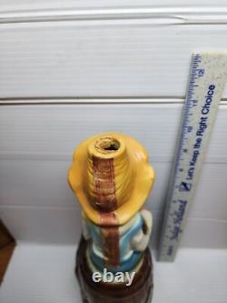 1969 Stitzel/Weller Old Cabin Still Bourbon Whiskey Decanter Moonshine Hillbilly