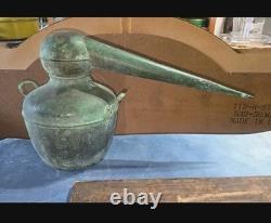 19c Antique Copper Moonshine Still Utensil Rare Collectible
