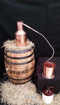 2.5 Gallon Copper Moonshine Still with WORM (Self Build Kit) by Vengeance Stills