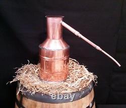 2.5 Gallon Copper Moonshine Still with WORM (Self Build Kit) by Vengeance Stills