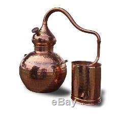 2.5 Gallon Copper Whiskey / Moonshine Still, Alembic, Ethanol, Essential Oils