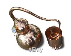 2.5 Gallon Copper Whiskey / Moonshine Still, Alembic, Ethanol, Essential Oils