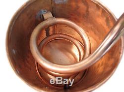 2.5 Gallon Copper Whiskey / Moonshine Still, Alembic, Ethanol, Essential Oils