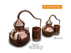 2.5 Gallon Copper Whiskey / Moonshine Still, Alembic, Ethanol, Essential Oils