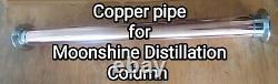 2/50 cm Copper tube. Alcohol distillation. Maker Moonshine