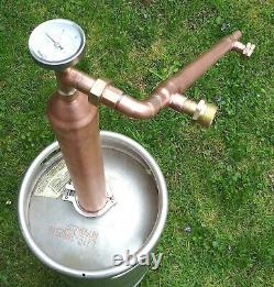 2 Column Ethanol Moonshine Copper Whiskey Still Olympic Crusher! Moonshine