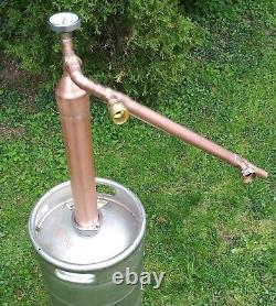 2 Column Ethanol Moonshine Copper Whiskey Still Olympic Crusher! Moonshine