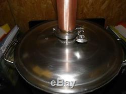 2 Reflux Column, Distiller, 180 Proof, Moonshine, Copper Whiskey Column, withbook