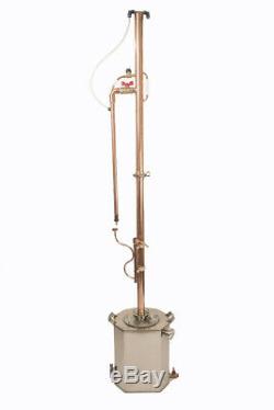 2 Reflux copper rectification column 96.4 Alcohol Distiller, Moonshine Still