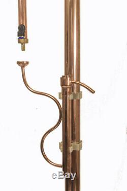 2 Reflux copper rectification column 96.4 Alcohol Distiller, Moonshine Still