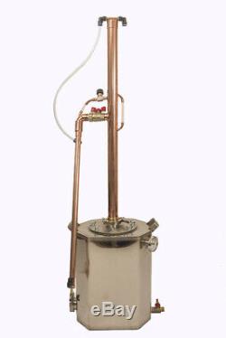 2 Reflux copper rectification column 96.4 Alcohol Distiller, Moonshine Still