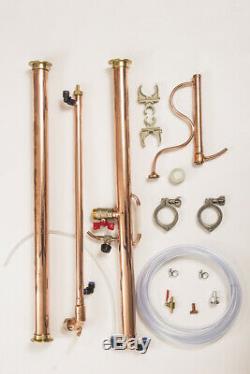 2 Reflux copper rectification column 96.4 Alcohol Distiller, Moonshine Still