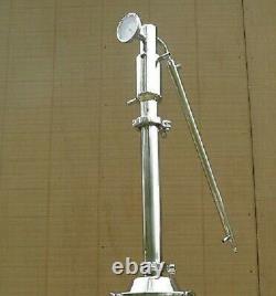 2 Stainless Steel Reflux Column, Copper Packing, Moonshine, E-85 Ethanol Still