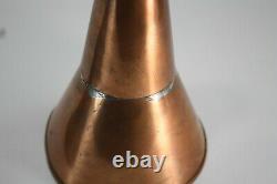 2 Vintage Heavy Copper Funnel Bleeder Moonshine Still Whiskey Distillery Brewery