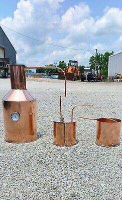 2 gallon Moonshine stills ready to run! Pressure Tested lead free/20oz copper