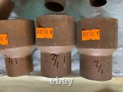 2 x 1 1 1/2 COPPER REDUCER COUPLING PIPE FITTING MOONSHINE STILL 7 pcs