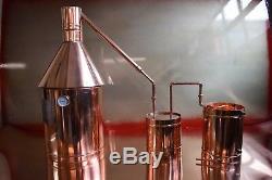 20 Gallon Copper Moonshine Still Complete Craft Distillation Unit Made In US