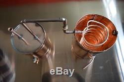 20 Gallon Copper Moonshine Still Complete Craft Distillation Unit Made In US