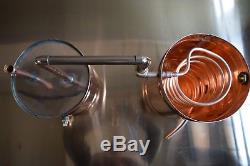 20 Gallon Copper Moonshine Still Complete Craft Distillation Unit Made In US