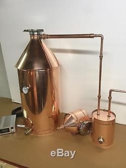 20 Gallon Copper Moonshine Still Still With Gin Basket-240 Volt Electric