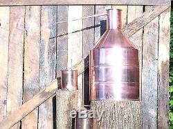 20 Gallon Copper Moonshine Still With 3 Gallon Worm