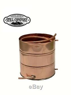20 Gallon Copper Moonshine Still (heavy Copper) With 5 Gal Worm & 5 Gal Thumper