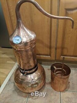 20 L Gin Distilling Essential Oil Copper Alembic Still Moonshine Distil Kit 20l