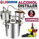 20l 3 Pots Alcohol Distiller Copper Moonshine Ethanol Water Still Wine Maker