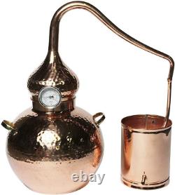 20L Premium Copper Alembic Still for Whiskey, Moonshine, Essential Oils, Hydroso