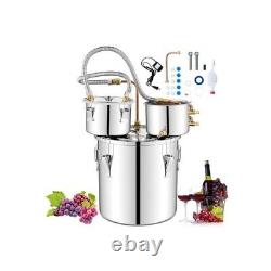 22/38L Stainless Steel Water Alcohol Distiller with Build-in Thermometer