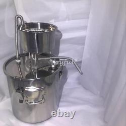 22L Moonshine Still Alcohol Wine Making Distillation Kit 304 Stainless Steel
